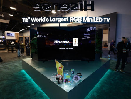 Hisense es reconocido con 58 premios en CES 2026 por su innovación en pantallas y smart home.