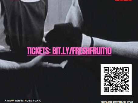 This Friday, 3/28 at 7pm in NYC -- the Fresh Fruit Festival