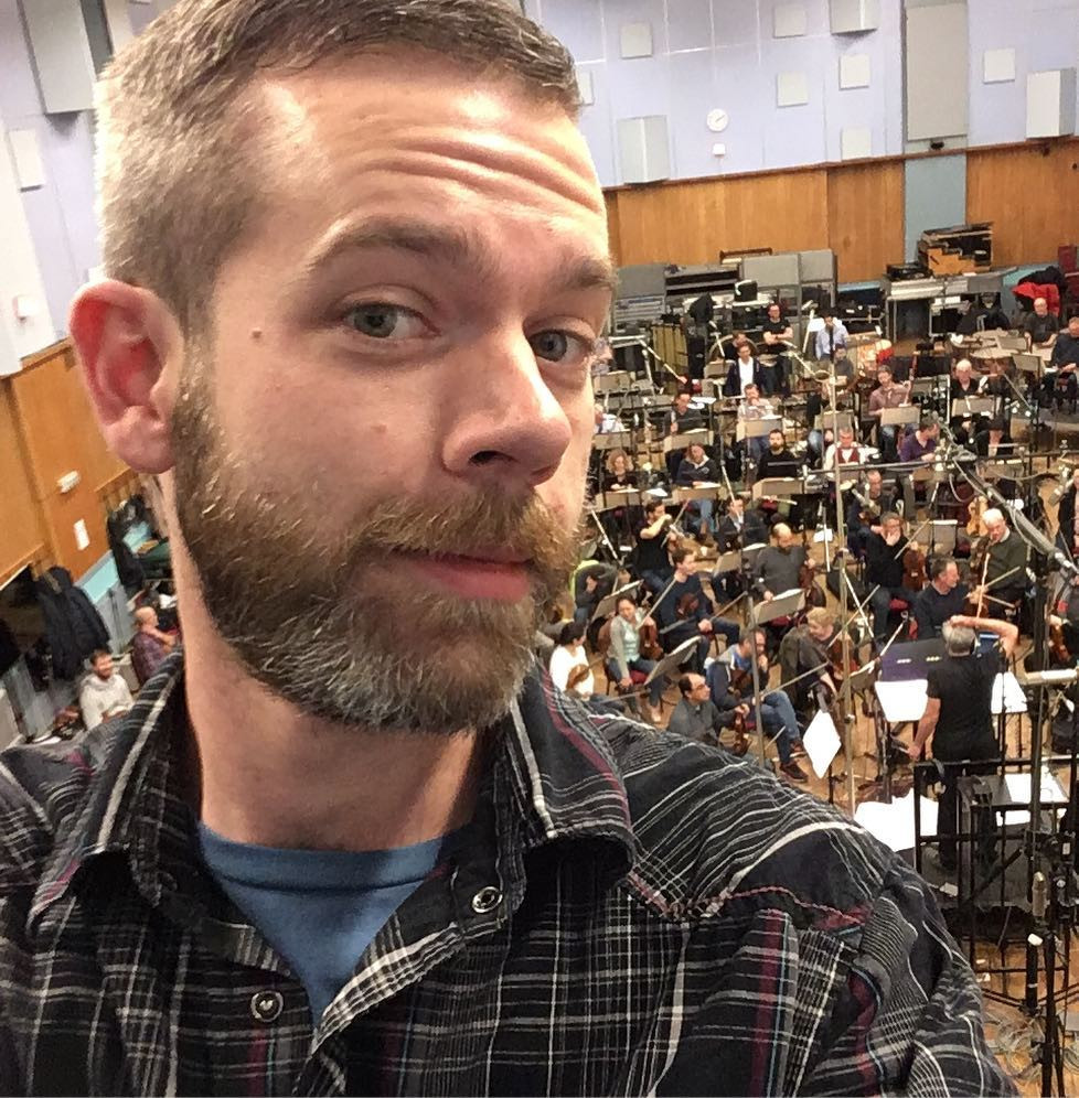 Samuel Joseph Smythe recording Star Wars: Battlefront II at Abbey Road Studios