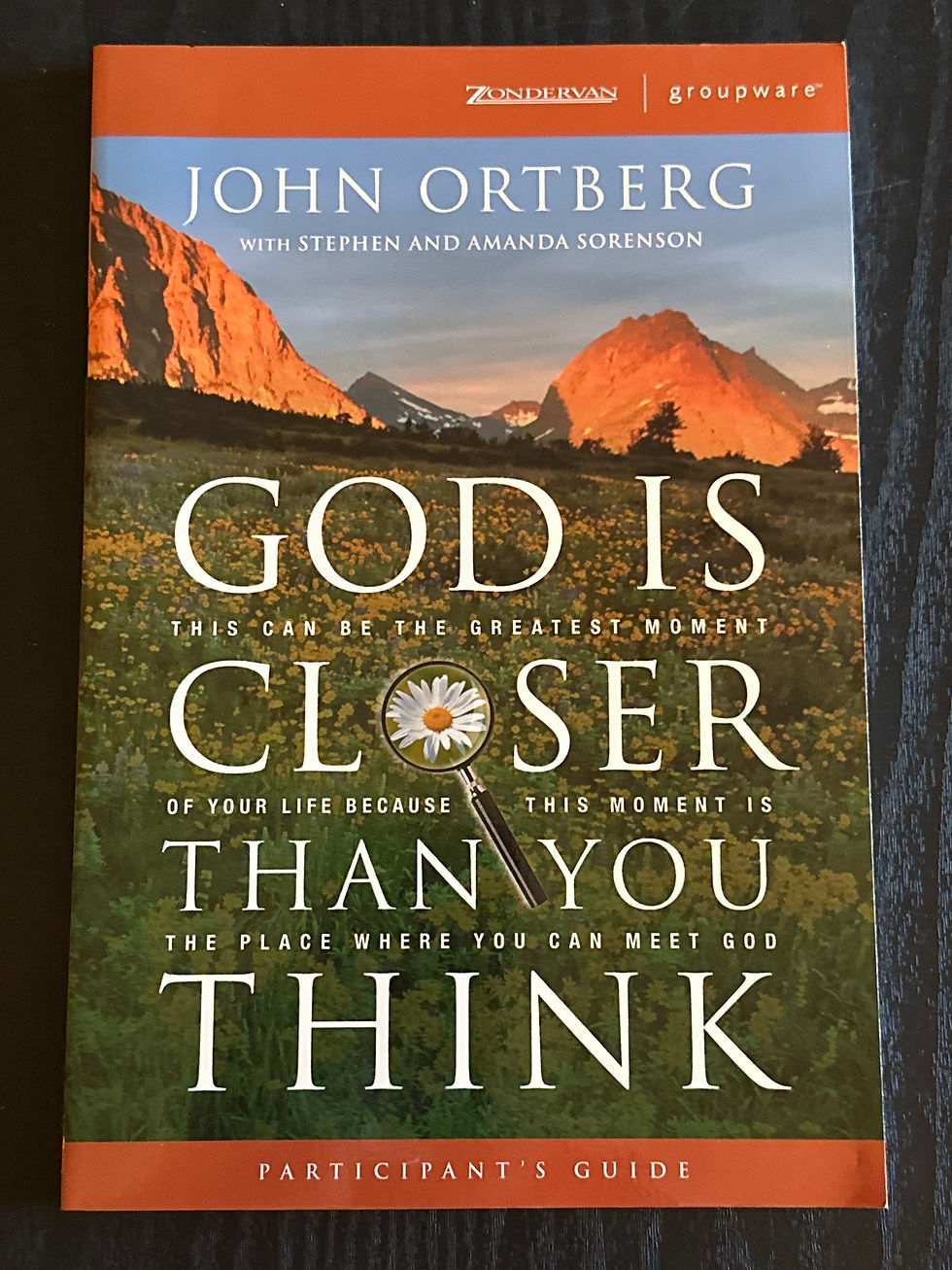 God is Closer Than You Think