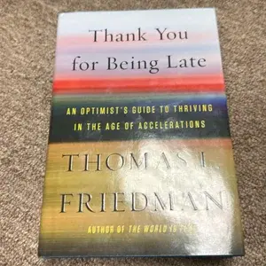 THANK YOU FOR BEING LATE