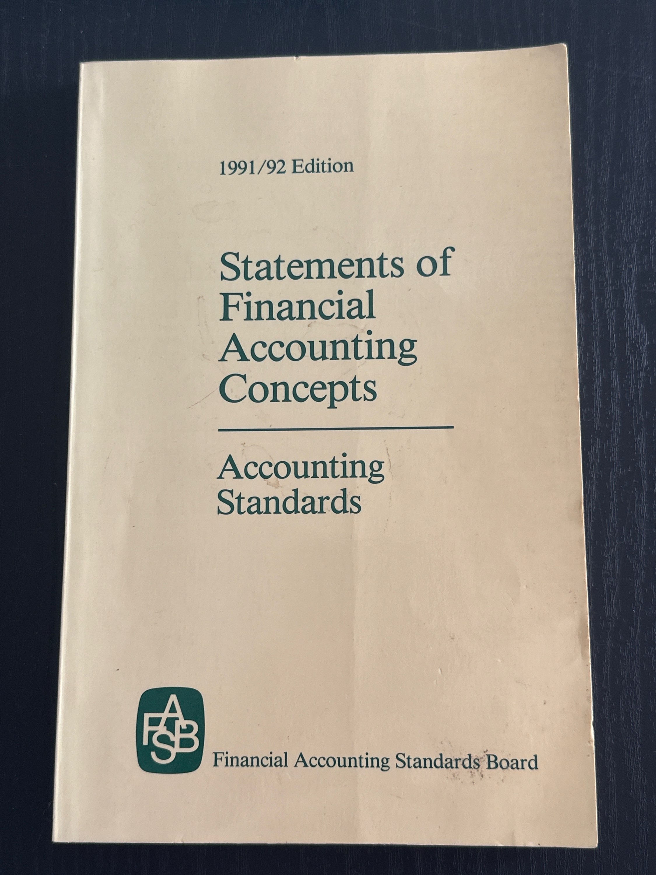 Statements of Financial Accounting Concepts