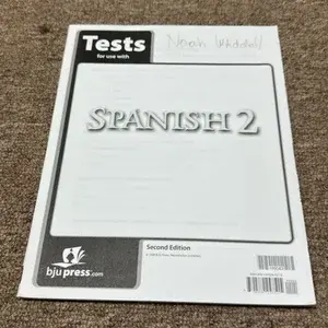 SPANISH TWO TESTS