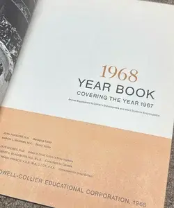 Collier's Encyclopedia 1968 Yearbook, Covering the Year 1967