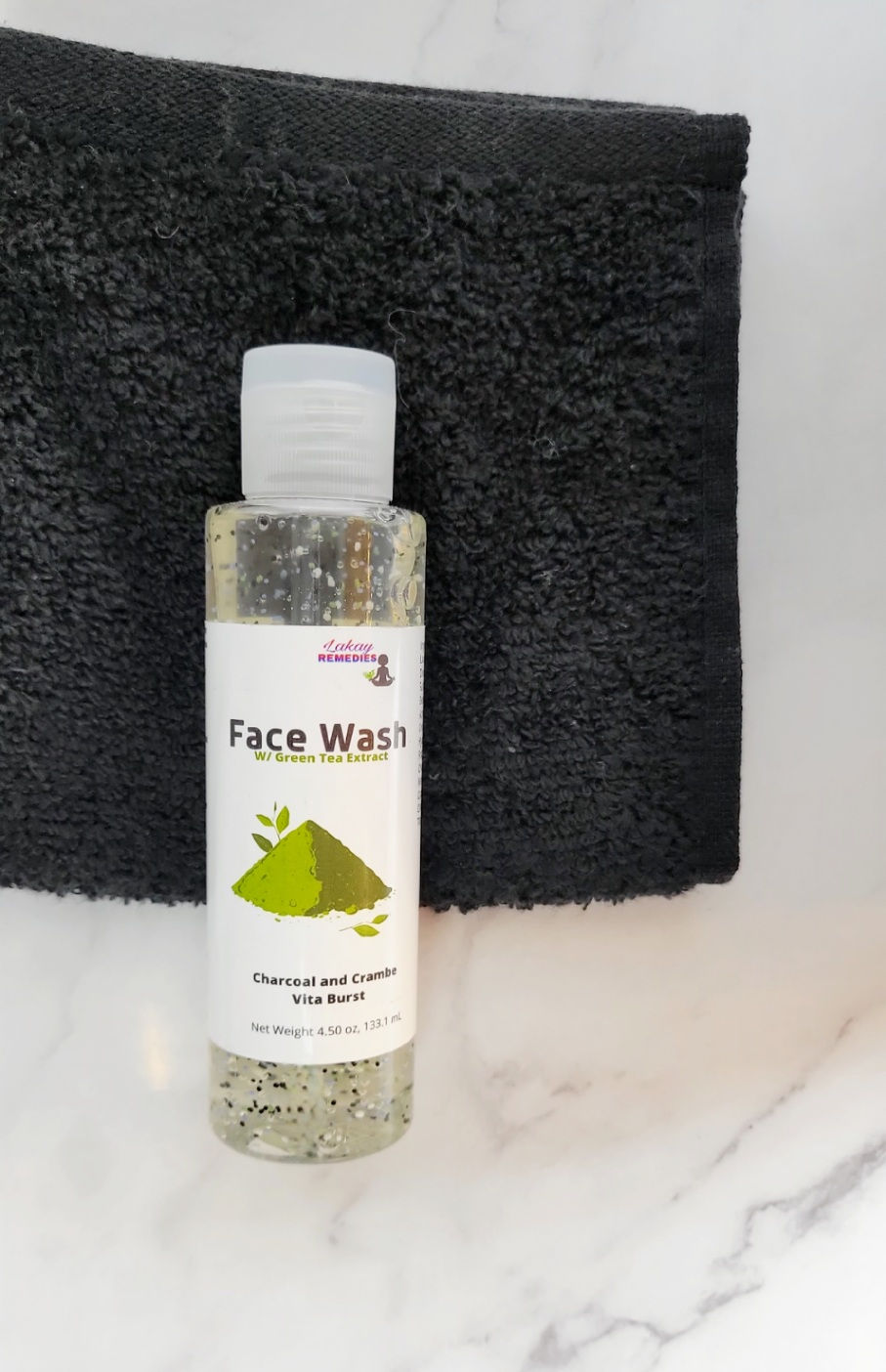 Thumbnail: Charcoal and Crambe Vita Burst Face Wash with Green Tea Extract