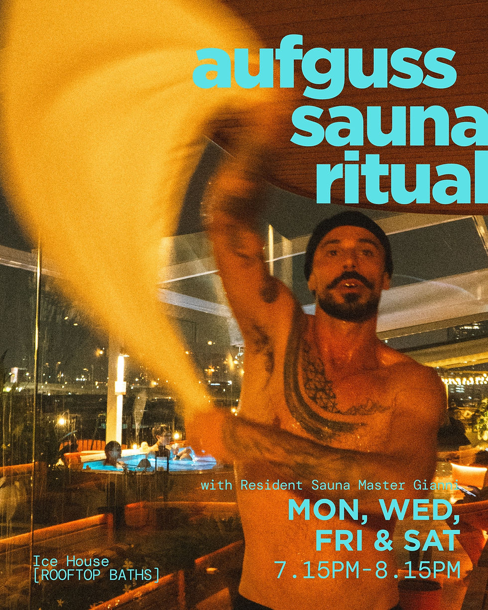 Aufguss Sauna - Sauna Ritual