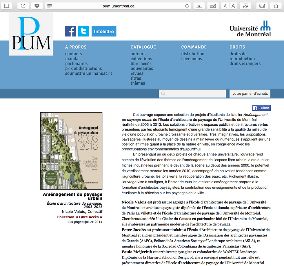 Presse universitaire de Montreal