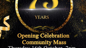 75th Anniversary Community Mass