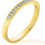 Miniatura: Anillo de aniversario de diamante de 0,125 quilates, oro de 14 quilates, 1/8 qui