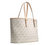 Miniatura: Michael Kors Jet Set Vanilla PVC Multifunción Logo Bolsa de viaje