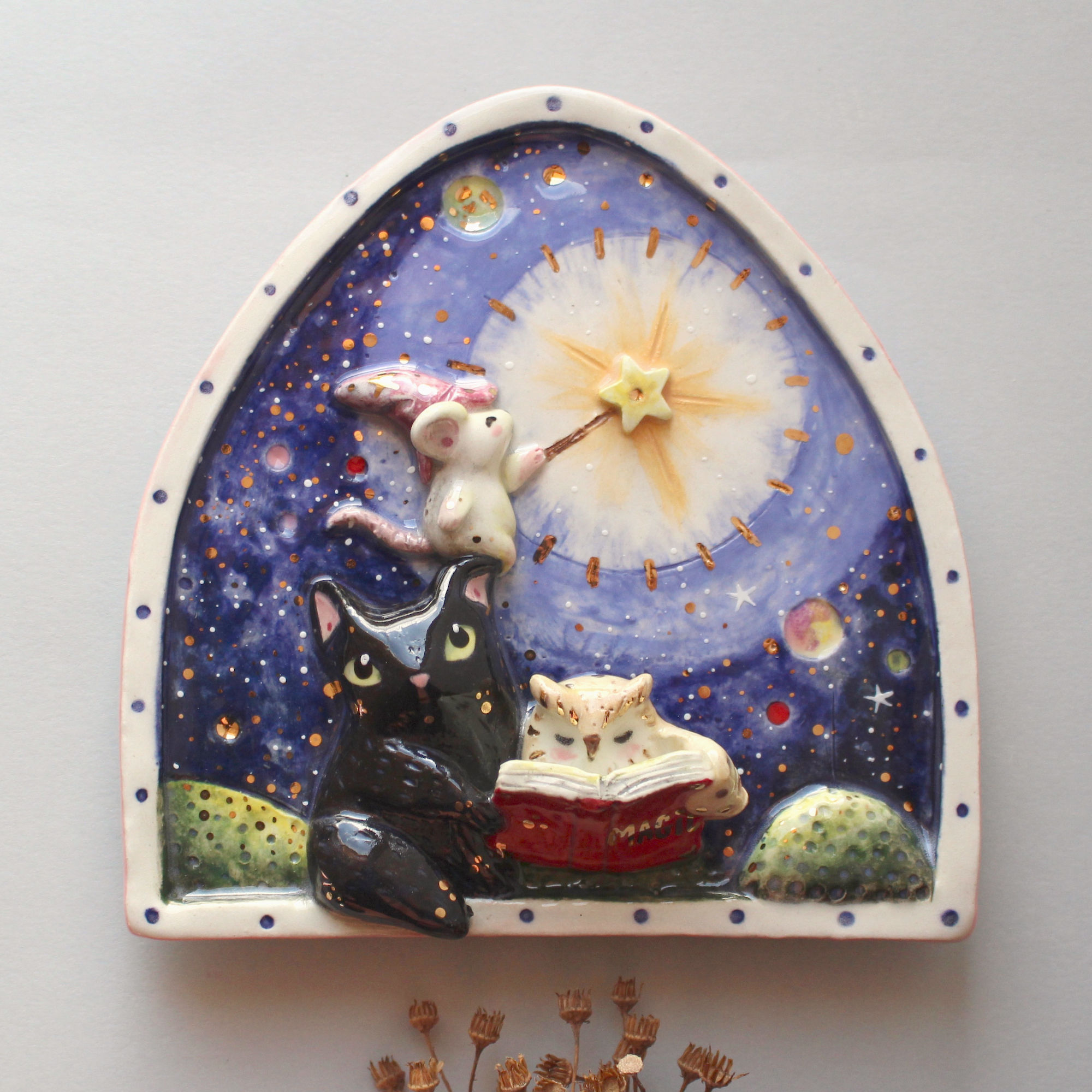 MAGIC - Handmade ceramic wall art