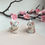 Thumbnail: Cherry Blossom Fox. Miniature handmade ceramic figurine