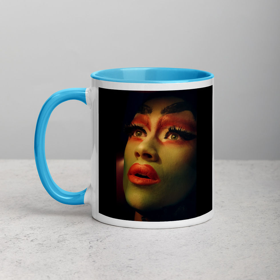 Thumbnail: DragQueen - QUEEN OF DRAMA - Mug na may Kulay sa Loob