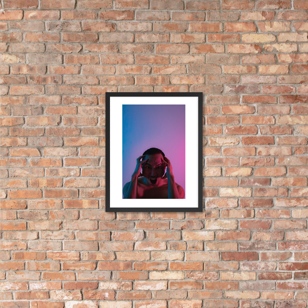 Thumbnail: POP PANIC - Framed poster