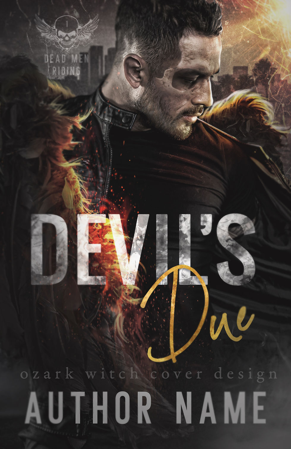 Thumbnail: Dead Men Riding Demon MC Premade Series Ebook Covers