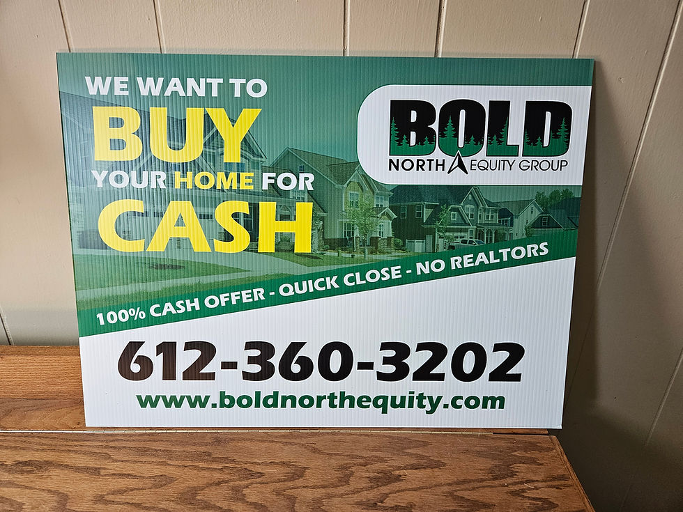 Boldequitynorthyardsign