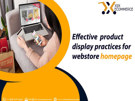 Effective product display practices for webstore homepage