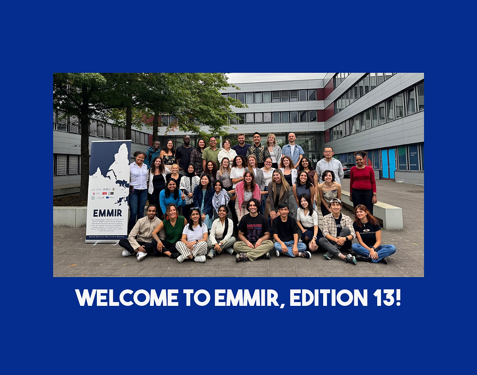 EMMIR welcomes Edition 13 students to the next two years of exploration and learning!