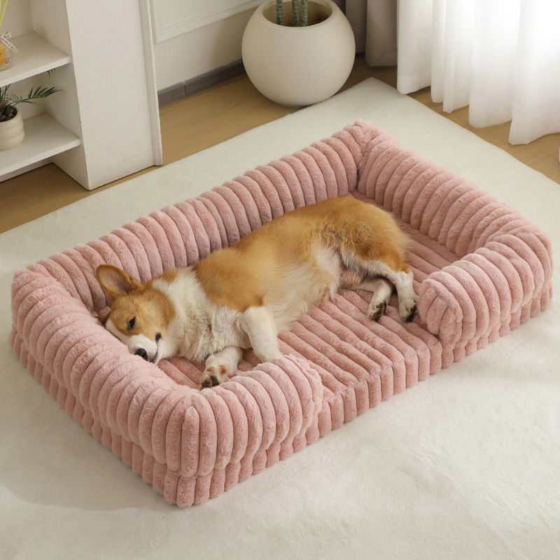 Thumbnail: S M L XL XXL Calming Dog Bed Orthopedic Memory Foam Sofa Couch Waterproof Remova