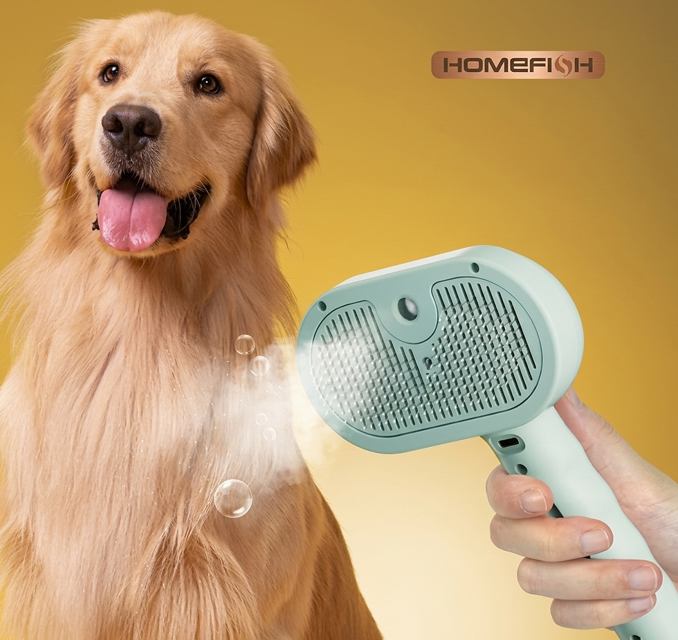 Thumbnail: Steam Spray Dog Grooming Brush Unique Steam Brush For Dogs Luxury Grooming Brush