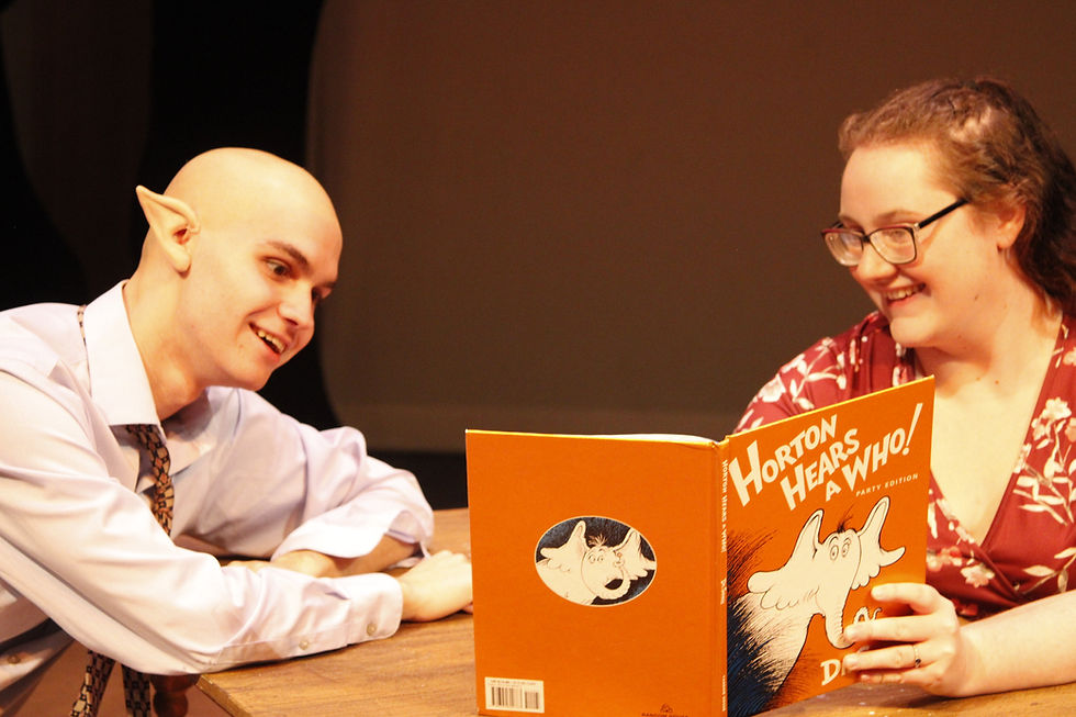 Meredith Parker Teaches Batboy. Photo Credit: Patrick Ham.