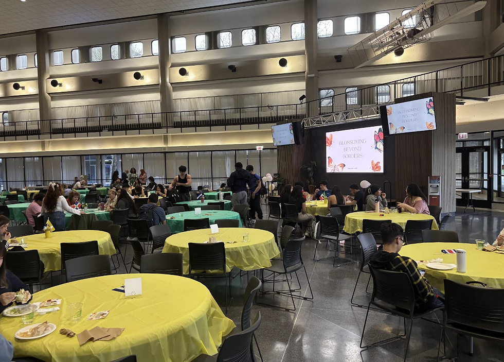 Dance, Jeopardy, and Unity: Dreamers Club and SHPE host Blossoming Beyond Borders