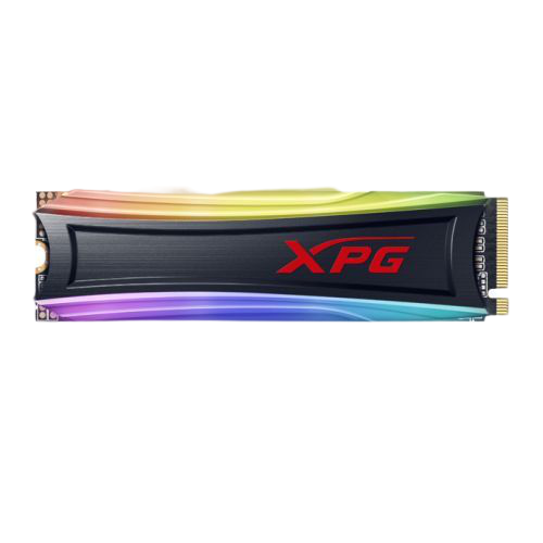 ADATA 512GB XPG Spectrix S40G RGB M.2 NVMe SSD, M.2 2280, PCIe 3.0, 3D TLC NAND,