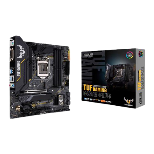 Asus TUF GAMING B460M-PLUS, Intel B460, 1200, Micro ATX, 4 DDR4, XFire, DVI, HDM