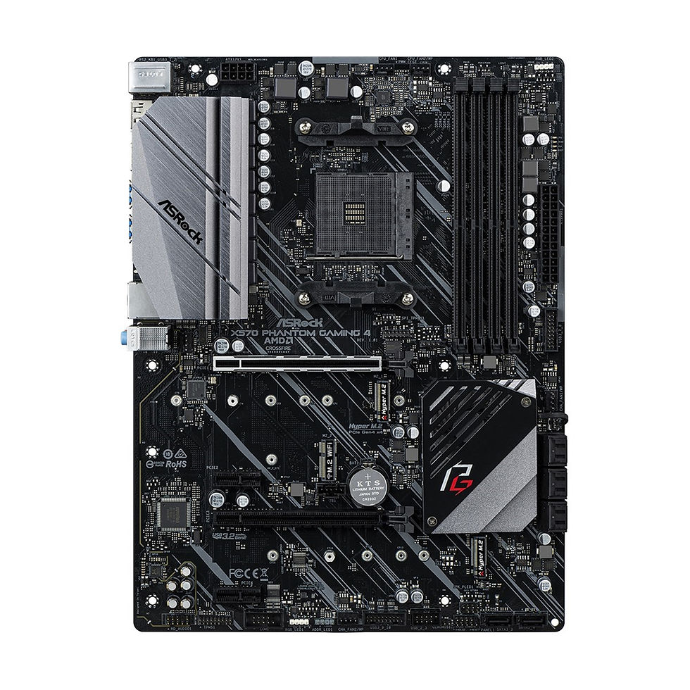 Thumbnail: ASRock X570 Phantom Gaming 4 AMD Socket AM4 ATX HDMI/DisplayPort Dual M.2 USB3.2