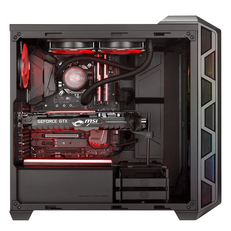 Thumbnail: Cooler Master MasterCase H500 ARGB Mid Tower 2 x USB 3.0 / 2 x USB 2.0 Tempered