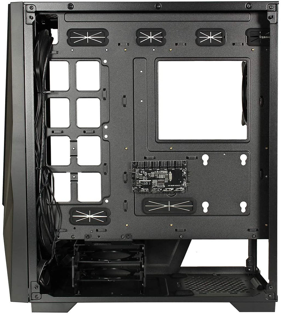 Thumbnail: GameMax Venus 1x ARGB Strip 1x ARGB Fan 3pin Aura Sync Hub Remote TG Side Window