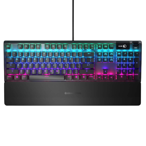 SteelSeries Apex 5 USB RGB LED Gaming Keyboard with Hybrid Mechanical
