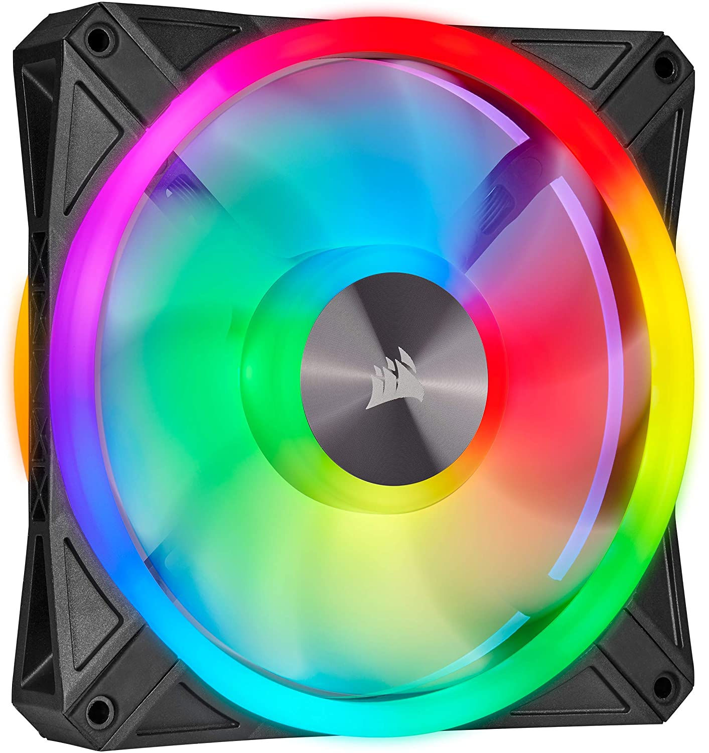 Corsair iCUE QL140 14cm PWM RGB Case Fan, 34 ARGB LEDs, Hydraulic Bearing