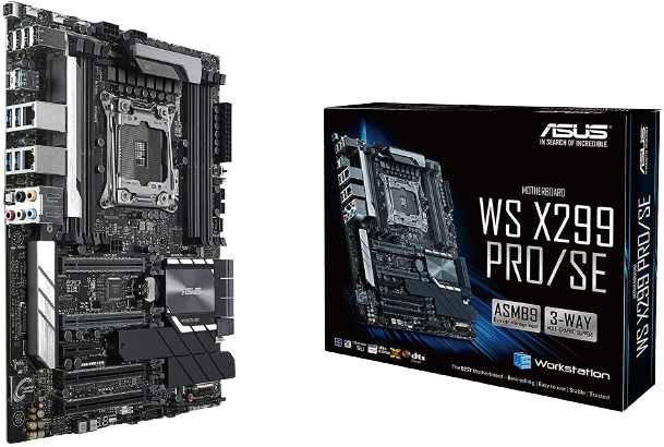 Asus X299-WS PRO/SE, Workstation, Intel X299, 2066, ATX, DDR4, U.2, Dual LAN