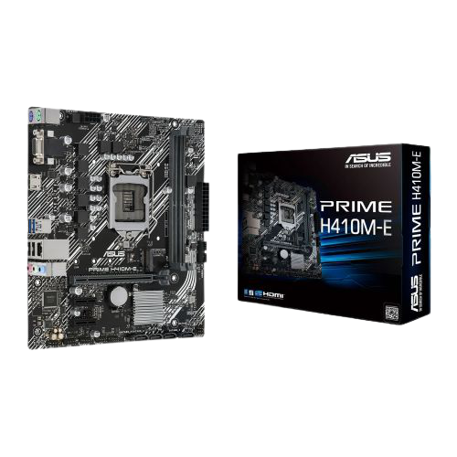 Asus PRIME H410M-E, Intel H410, 1200, Micro ATX, 2 DDR4, VGA, HDMI, M.2