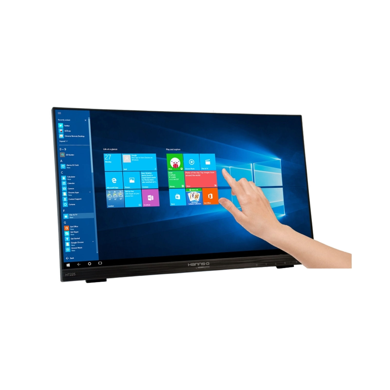 Hannspree HT Series HT225HPB 21.5" LED IPS Widescreen VGA/HDMI/DisplayPort Touch