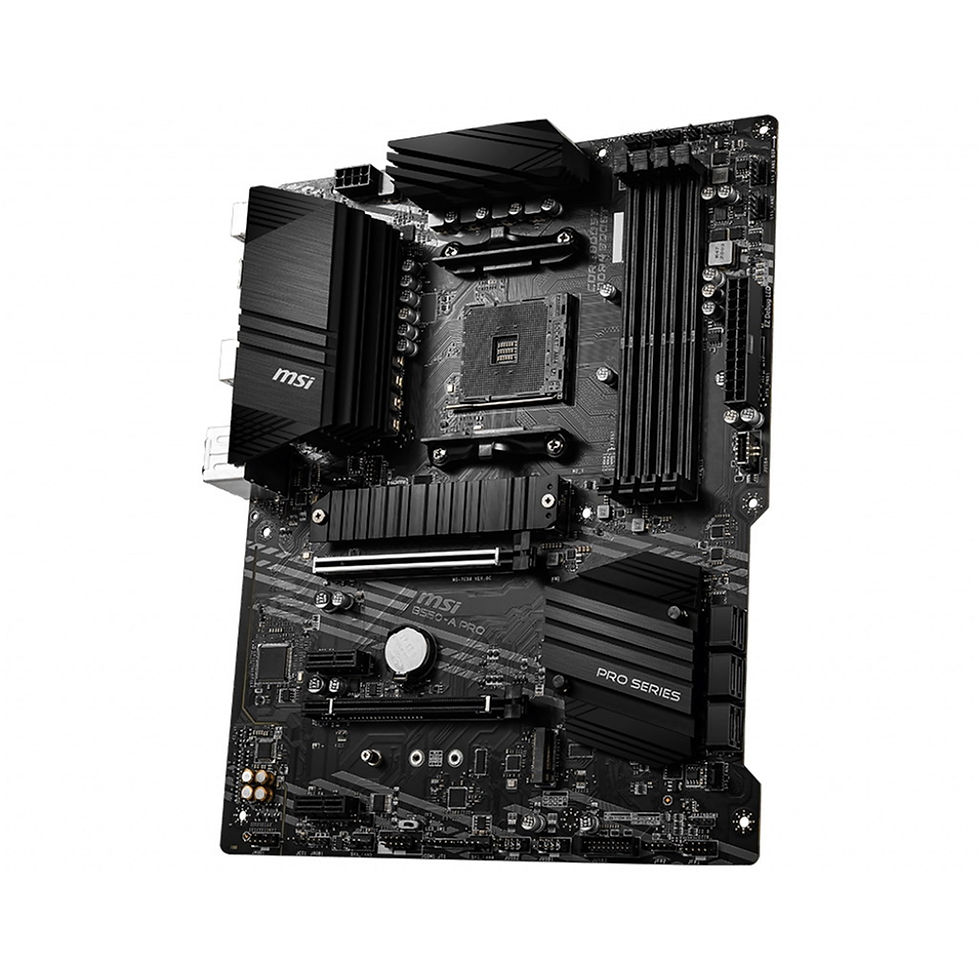 Thumbnail: MSI B550-A PRO AMD Socket AM4 ATX HDMI/DisplayPort Dual M.2 USB 3.2 CMotherboard