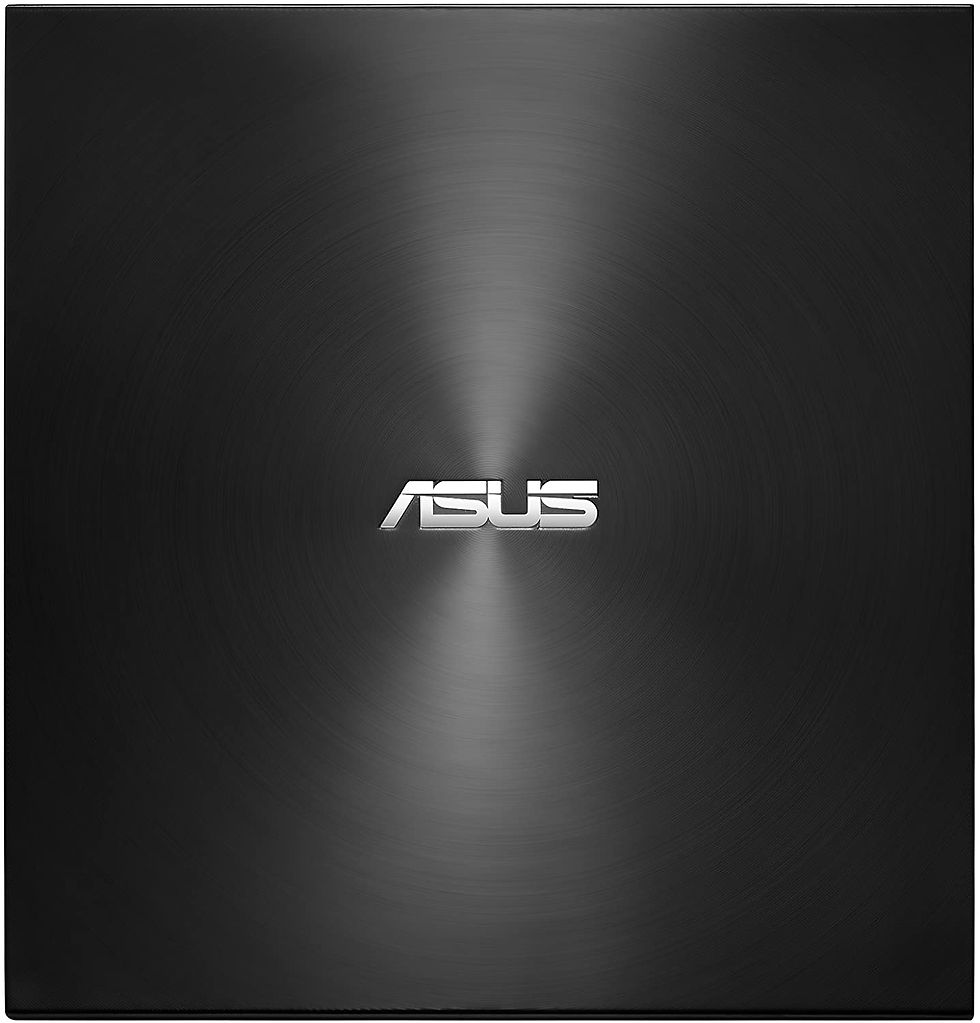 Thumbnail: Asus (ZenDrive U9M) External Slimline DVD Re-Writer, USB-A / USB-C, 8x, Black