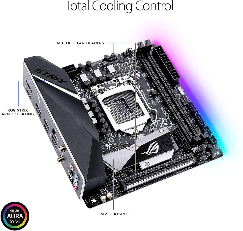Thumbnail: Asus ROG STRIX B360-I GAMING, Intel B360, 1151, Mini ITX, DDR4, HDMI, DP, Wi-Fi,