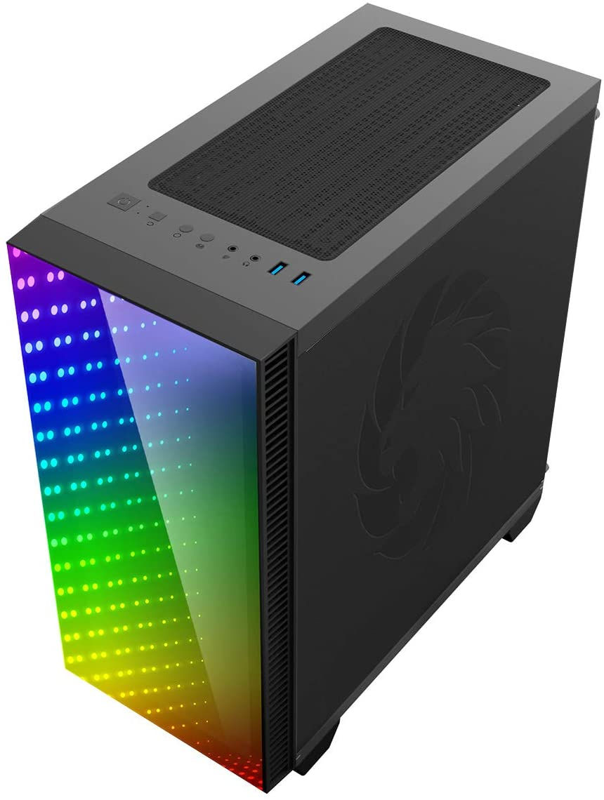 Thumbnail: GameMax Abyss Mini ARGB Gaming Case 1x ARGB fan 1x ARGB Hub
