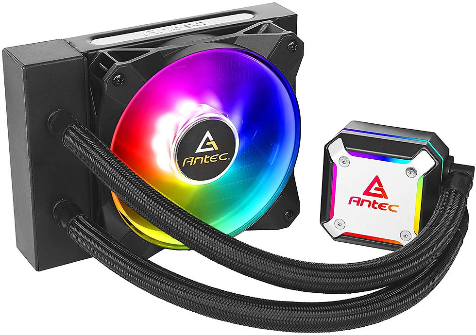 Thumbnail: Antec Neptune 120 Liquid CPU Cooler, 120mm Radiator, 12cm PWM ARGB LED Fan