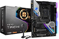 Asrock X570 TAICHI, AMD X570, AM4, ATX, 4 DDR4, HDMI, SLI/XFire, Wi-Fi, PCIe4