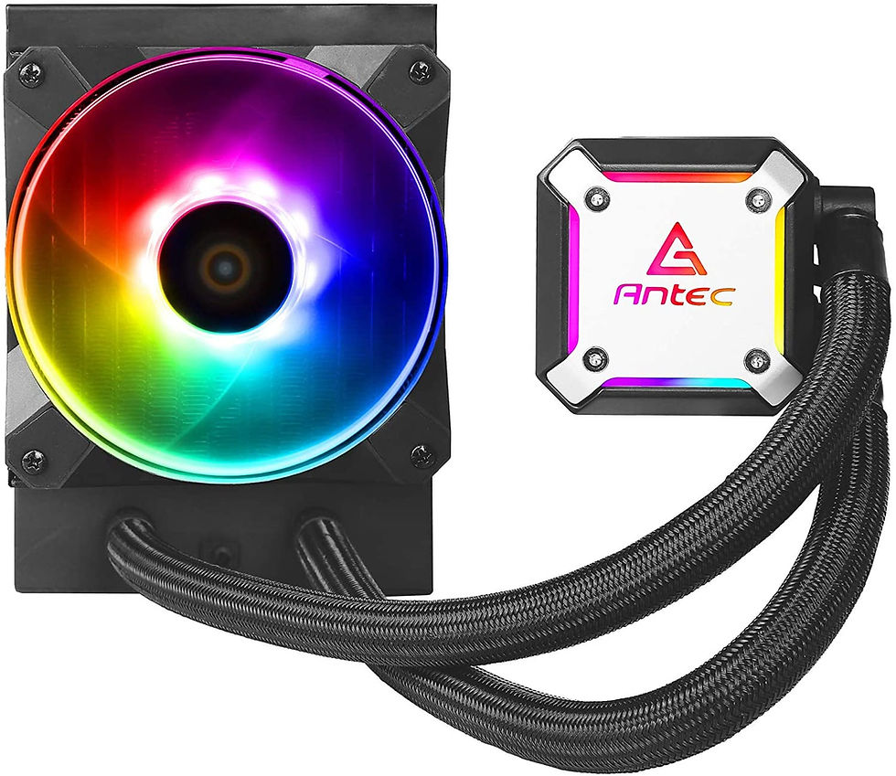 Thumbnail: Antec Neptune 120 Liquid CPU Cooler, 120mm Radiator, 12cm PWM ARGB LED Fan