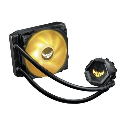 Asus TUF GAMING LC120 RGB Liquid CPU Cooler, TUF Durability & Style, RGB PWM Fan