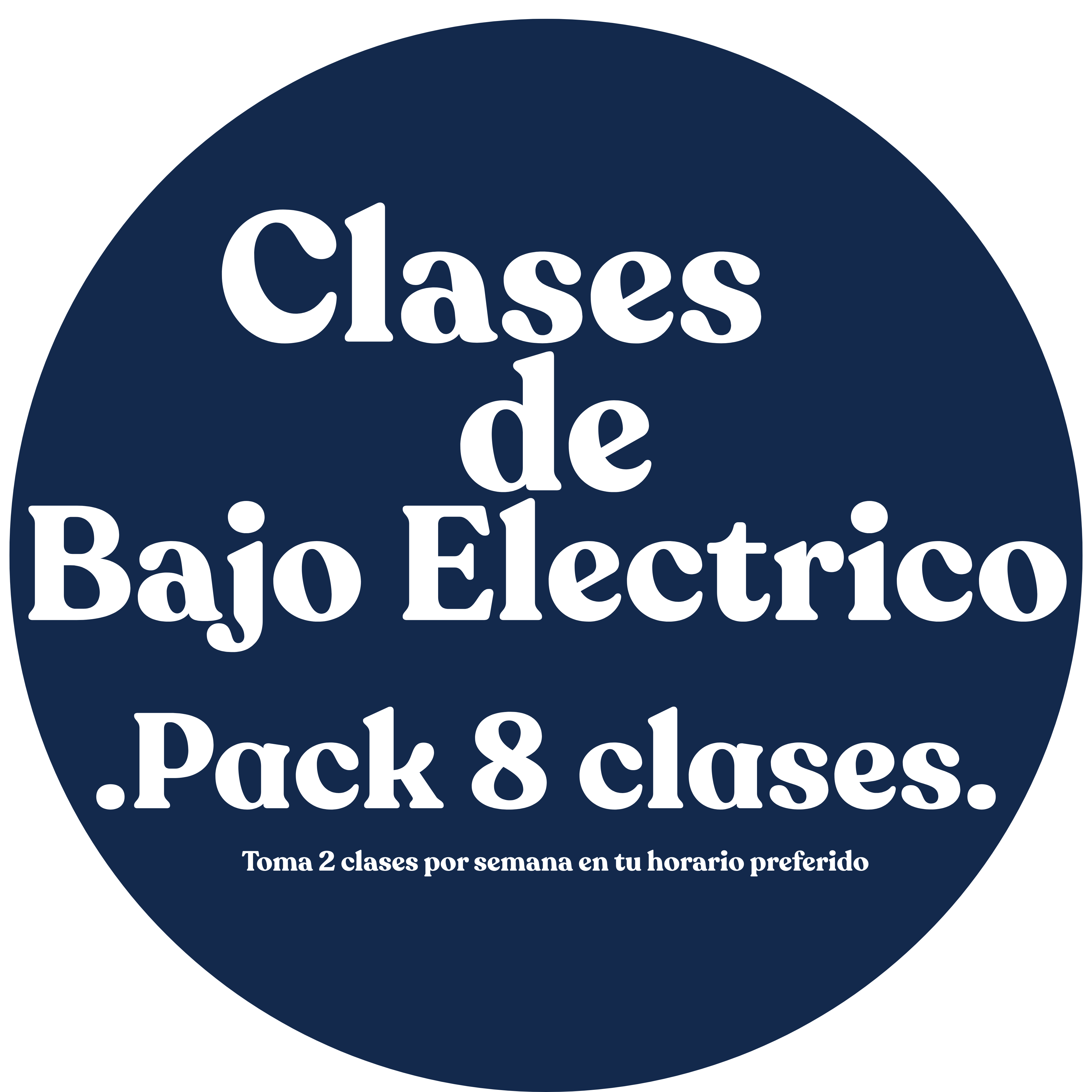 Clases en línea de Bajo Electrico (Pack 8 clases al mes)
