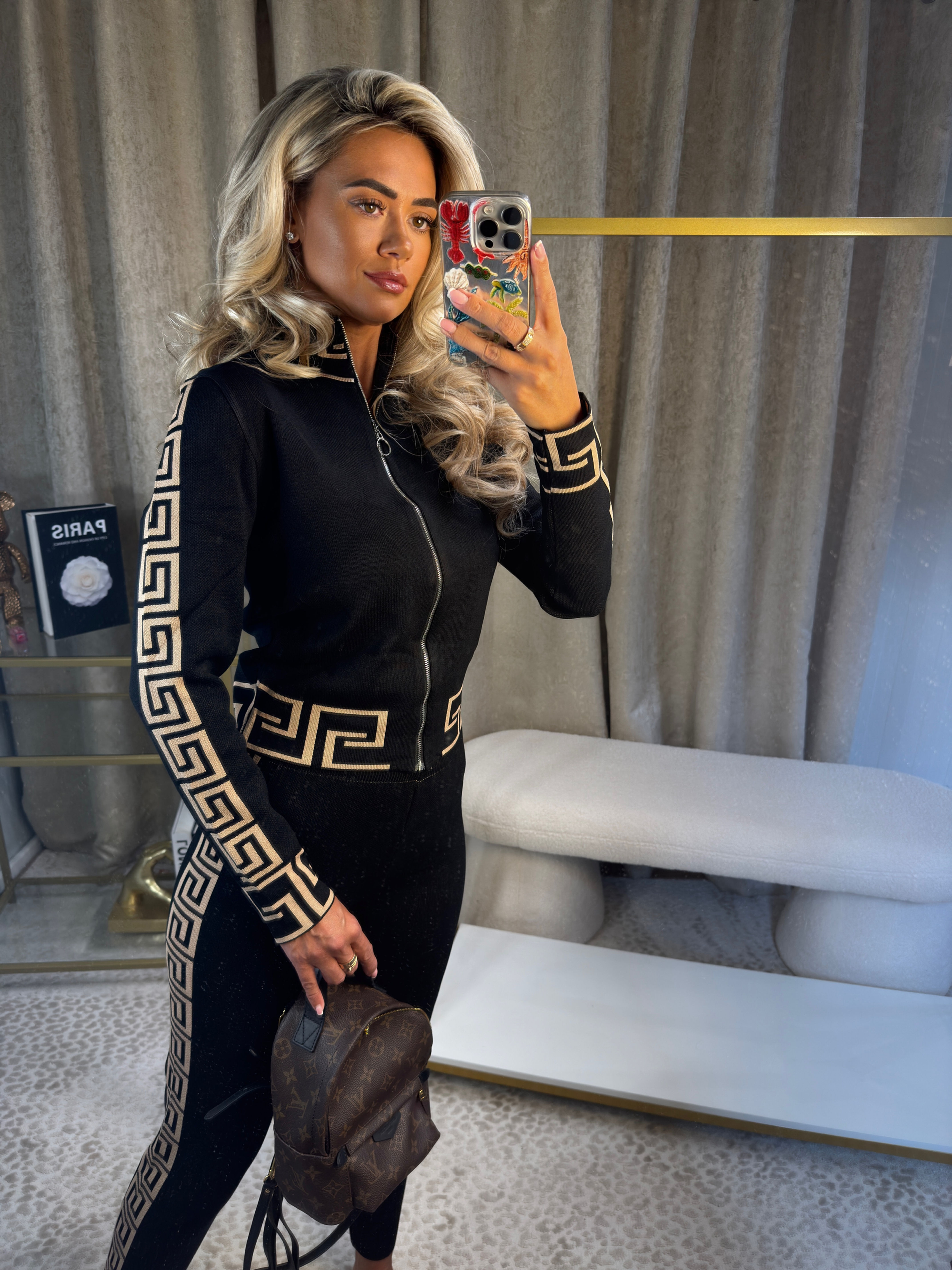 Knit Aztek Side Tracksuit