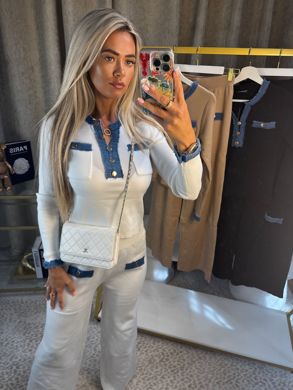 Thumbnail: Denim V Trim Loungeset