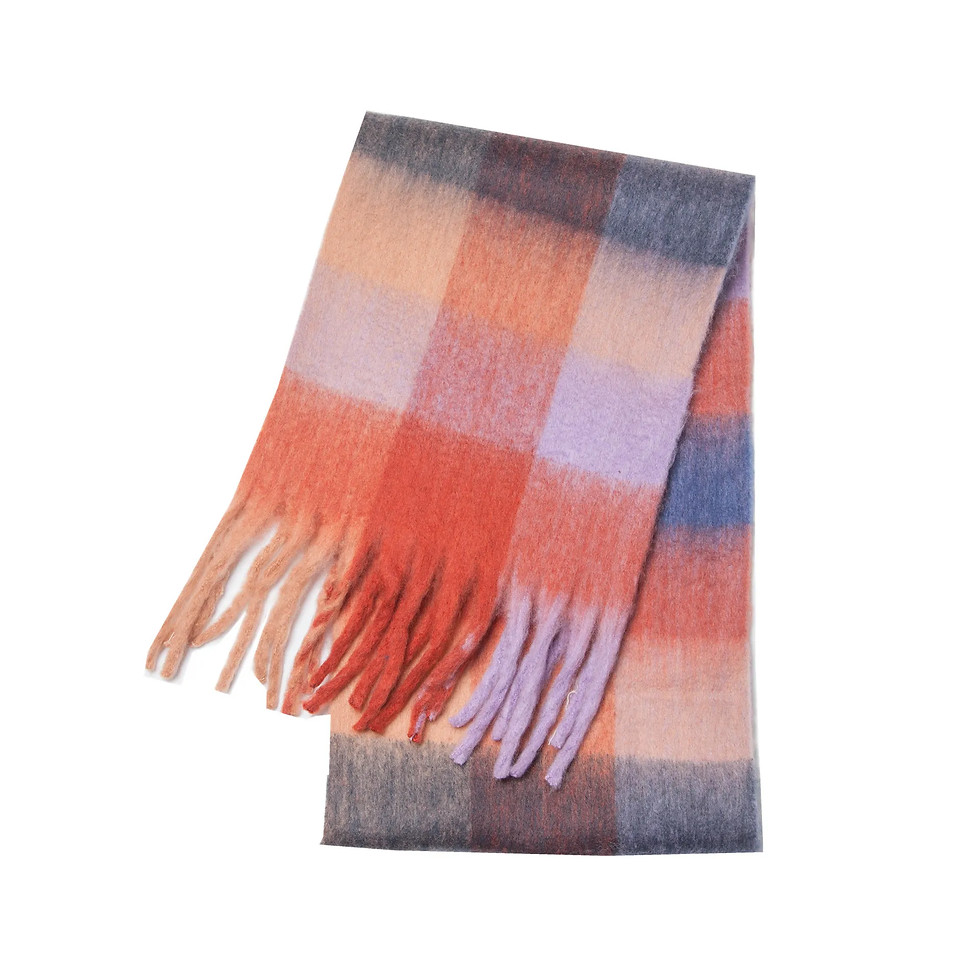 Thumbnail: 2025 Winter Thick Warm Scarf Women Cashmere Shawl and Wraps Pashmina Neckerchief
