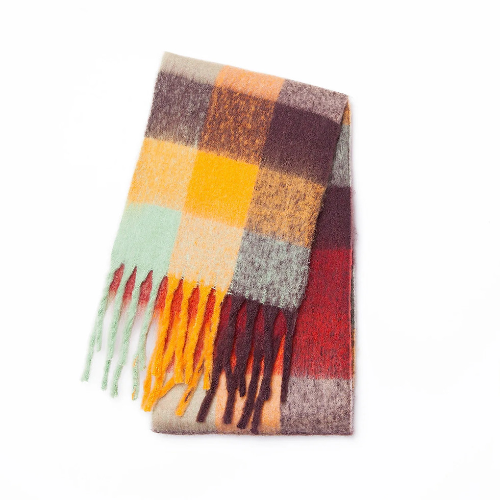 Thumbnail: 2025 Winter Thick Warm Scarf Women Cashmere Shawl and Wraps Pashmina Neckerchief