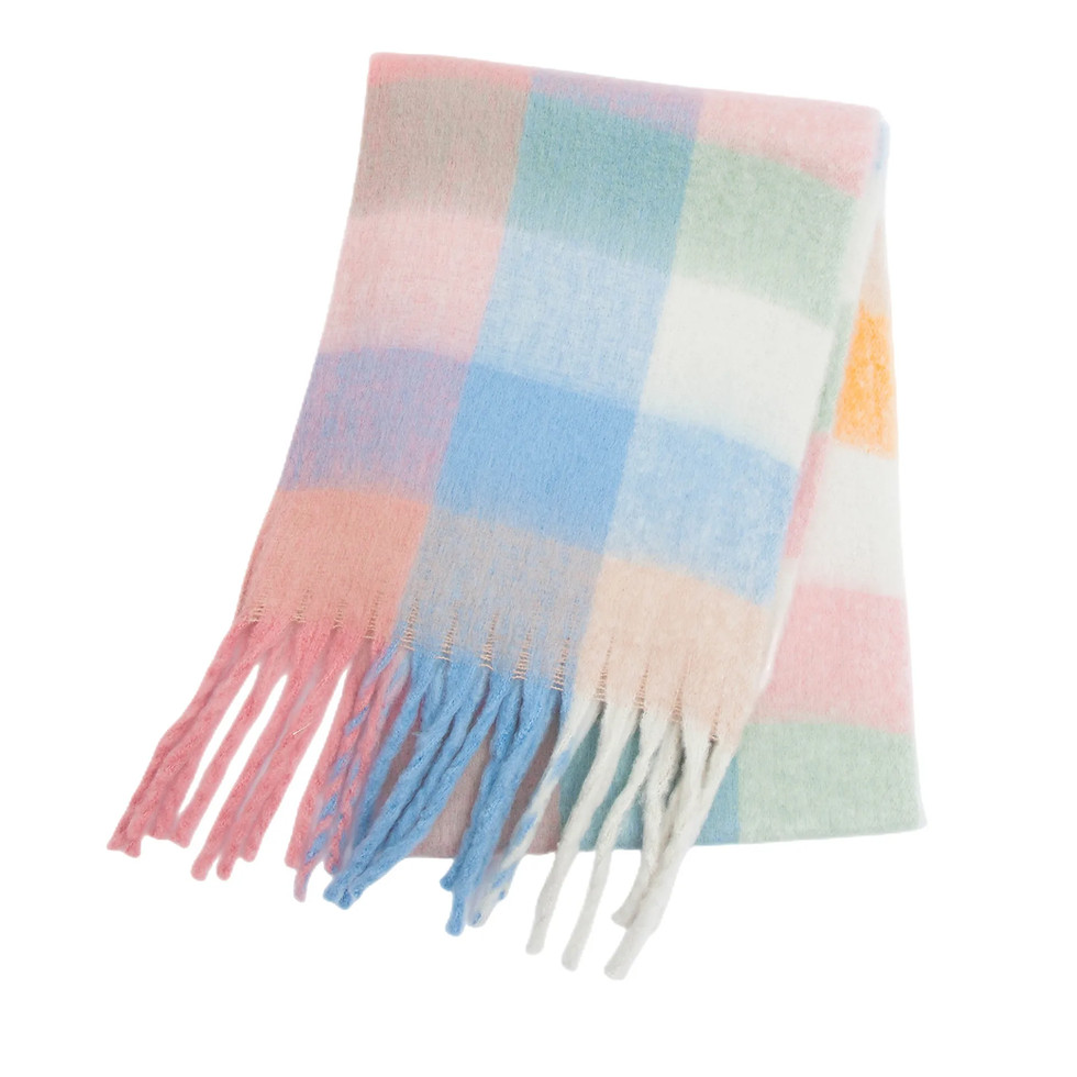 Thumbnail: 2025 Winter Thick Warm Scarf Women Cashmere Shawl and Wraps Pashmina Neckerchief